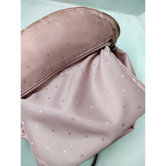 Kate Spade New York Maroon Leather Quilted Top Handle Zipper Closure Backpack main image 7
